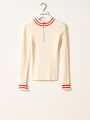 Alison Jumper creme red