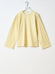 Verlee T-shirt yellow erget stripes