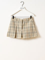 Sila skort checkered