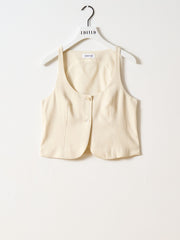 Simone top almond milk