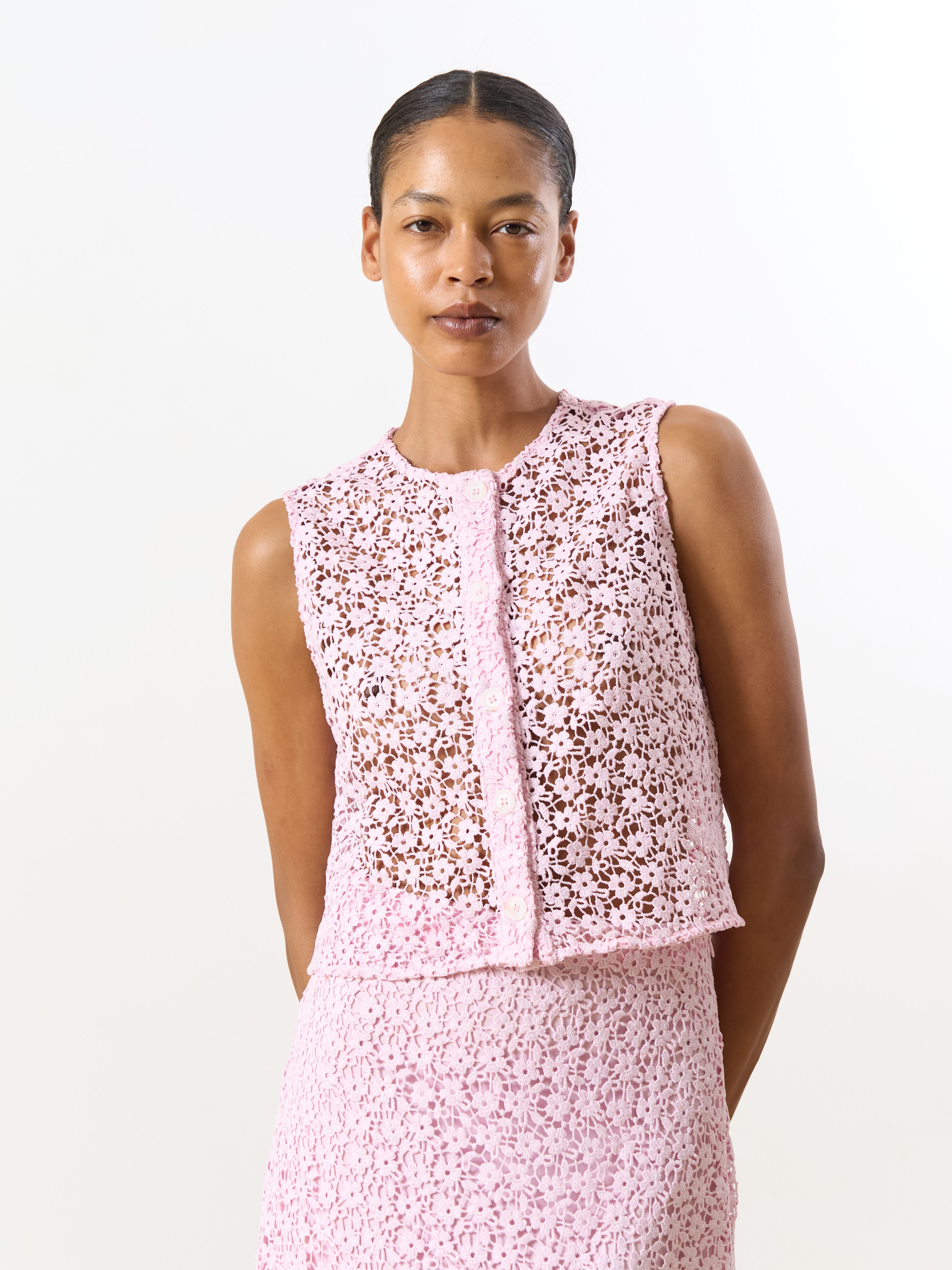 Cleo Vest lilac snow