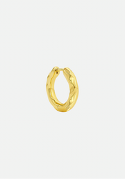 Chunky Kos Molten Earring Gold
