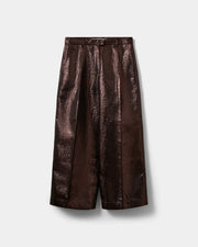 Hannesw wide leg trouser plum