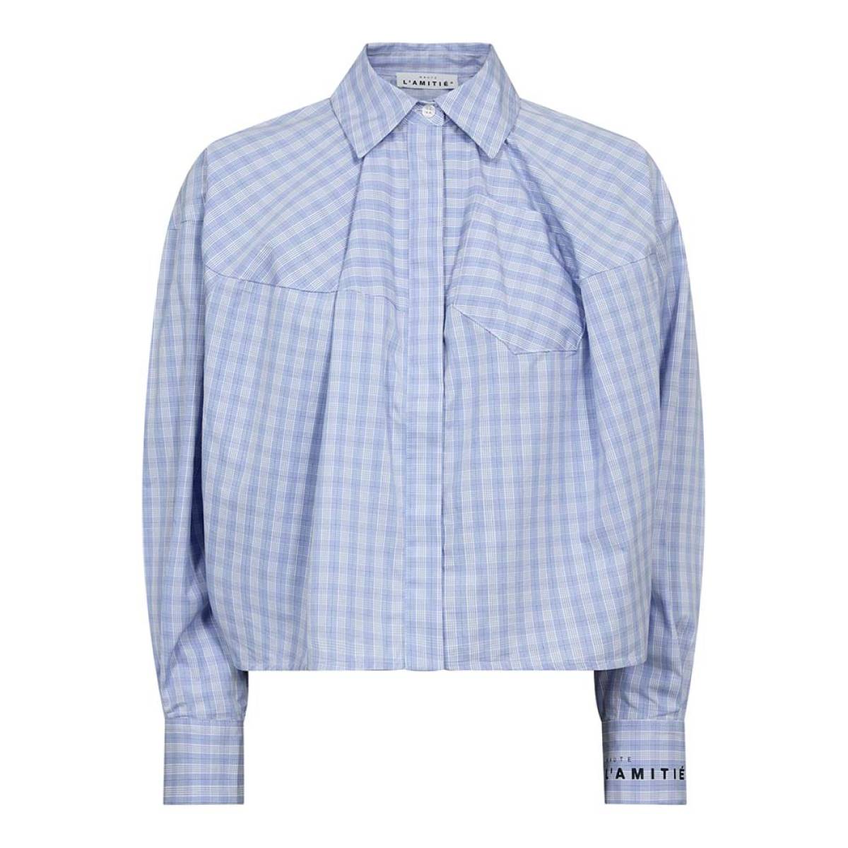 Sophie Check Shirt Blue