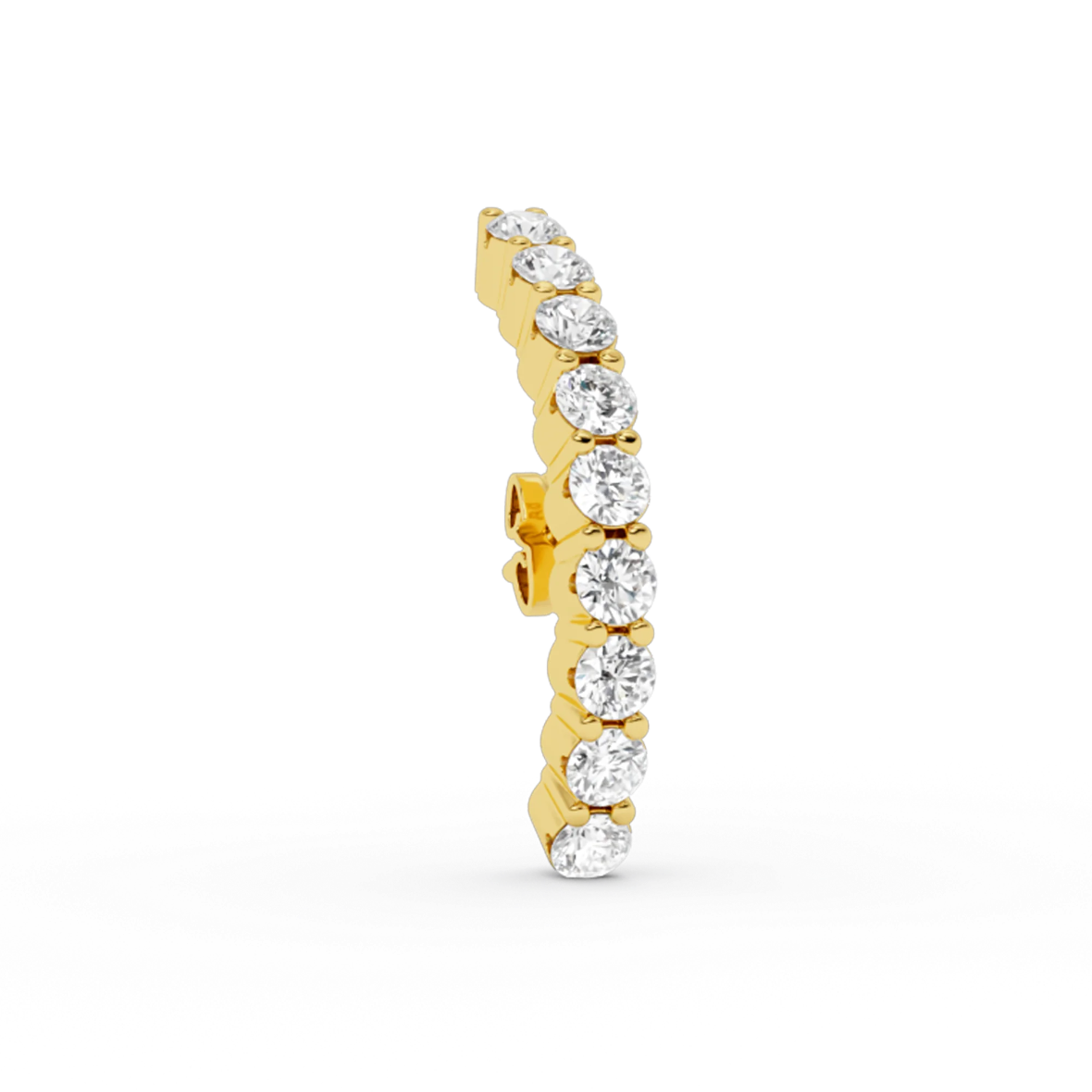 Iris Hug Earstud Gold