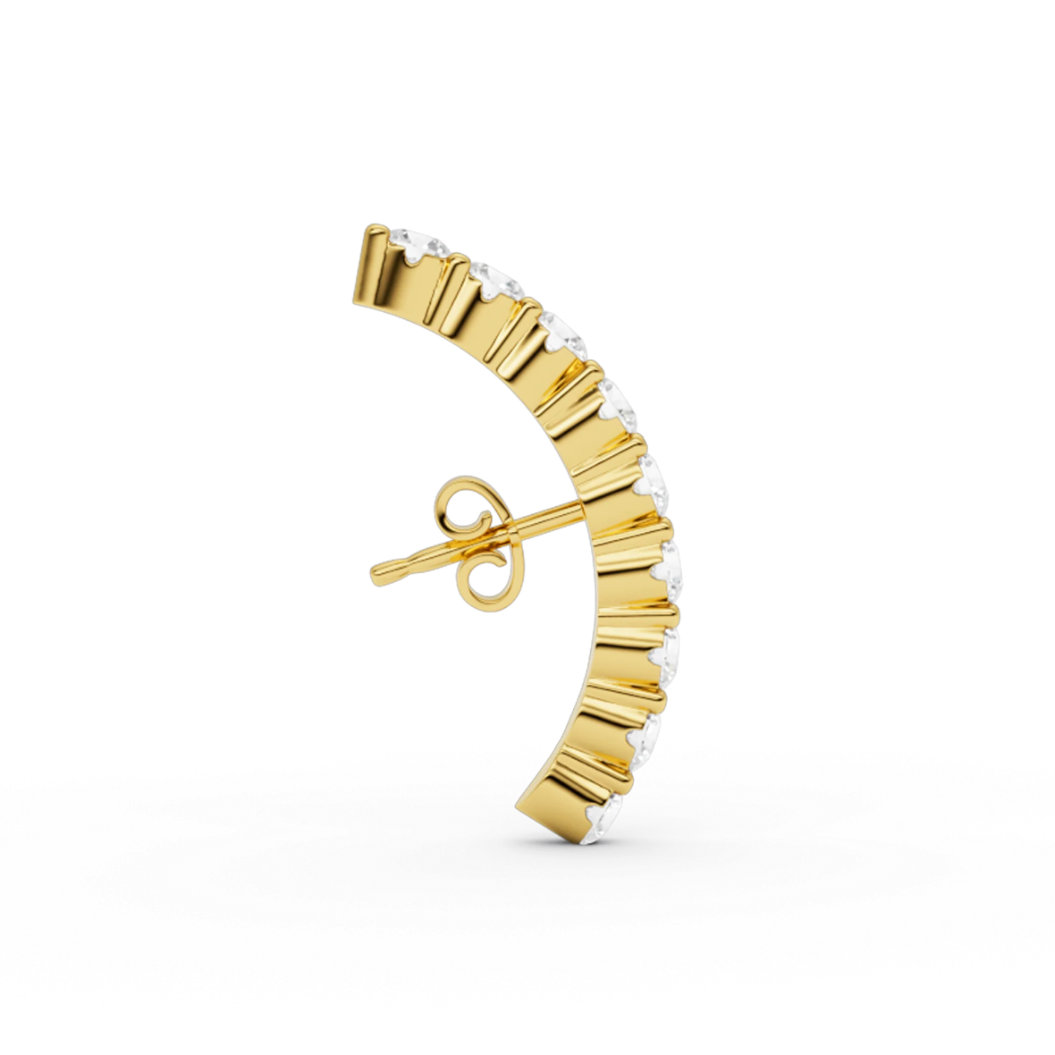 Iris Hug Earstud Gold