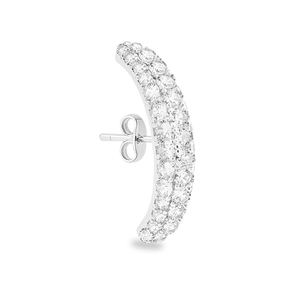 Vif Diamond Earstud Silver