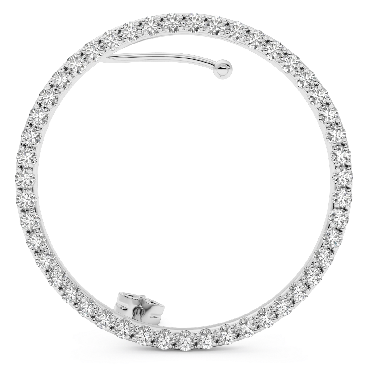 Kay Diamond Earstud Right Silver