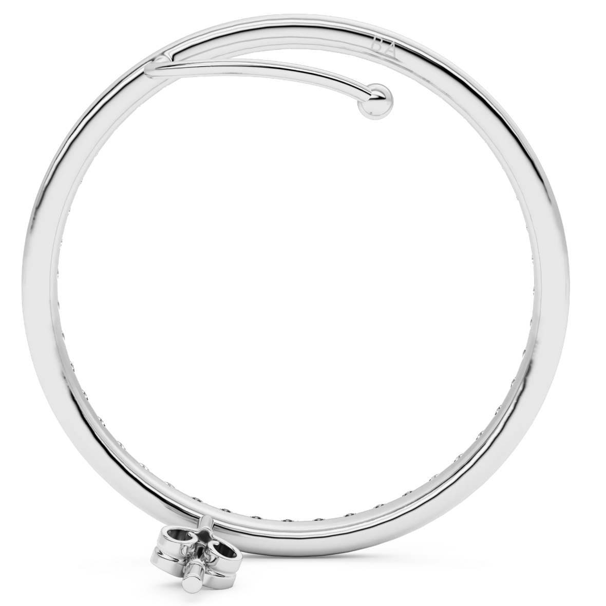 Kay Diamond Earstud Right Silver