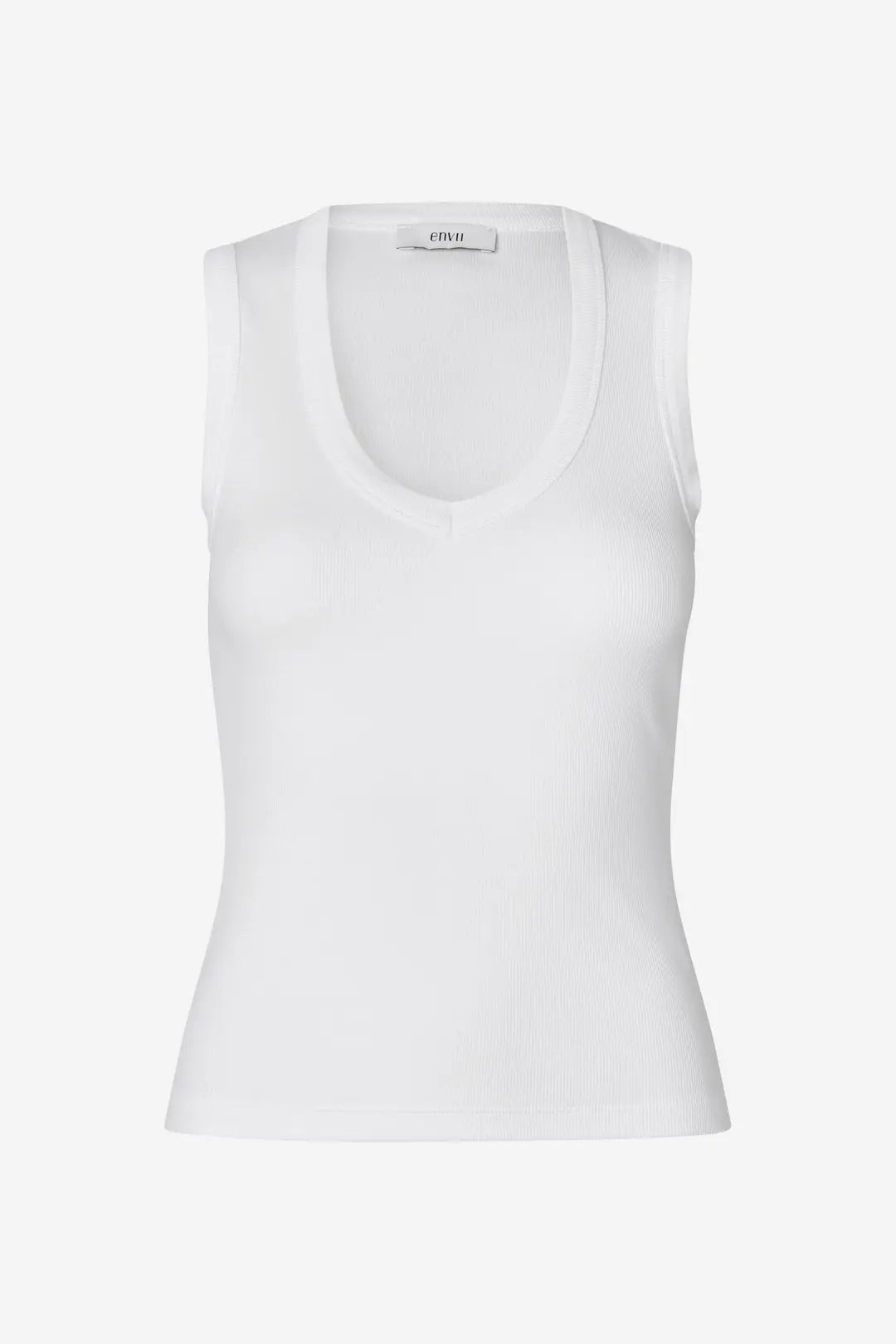 Enally SL V-N Tee White