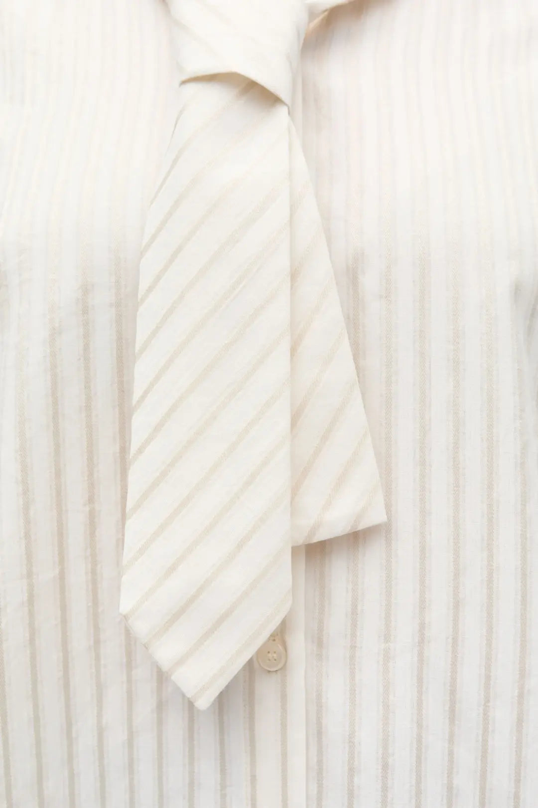 Enweb LS Short Shirt Tie Creme