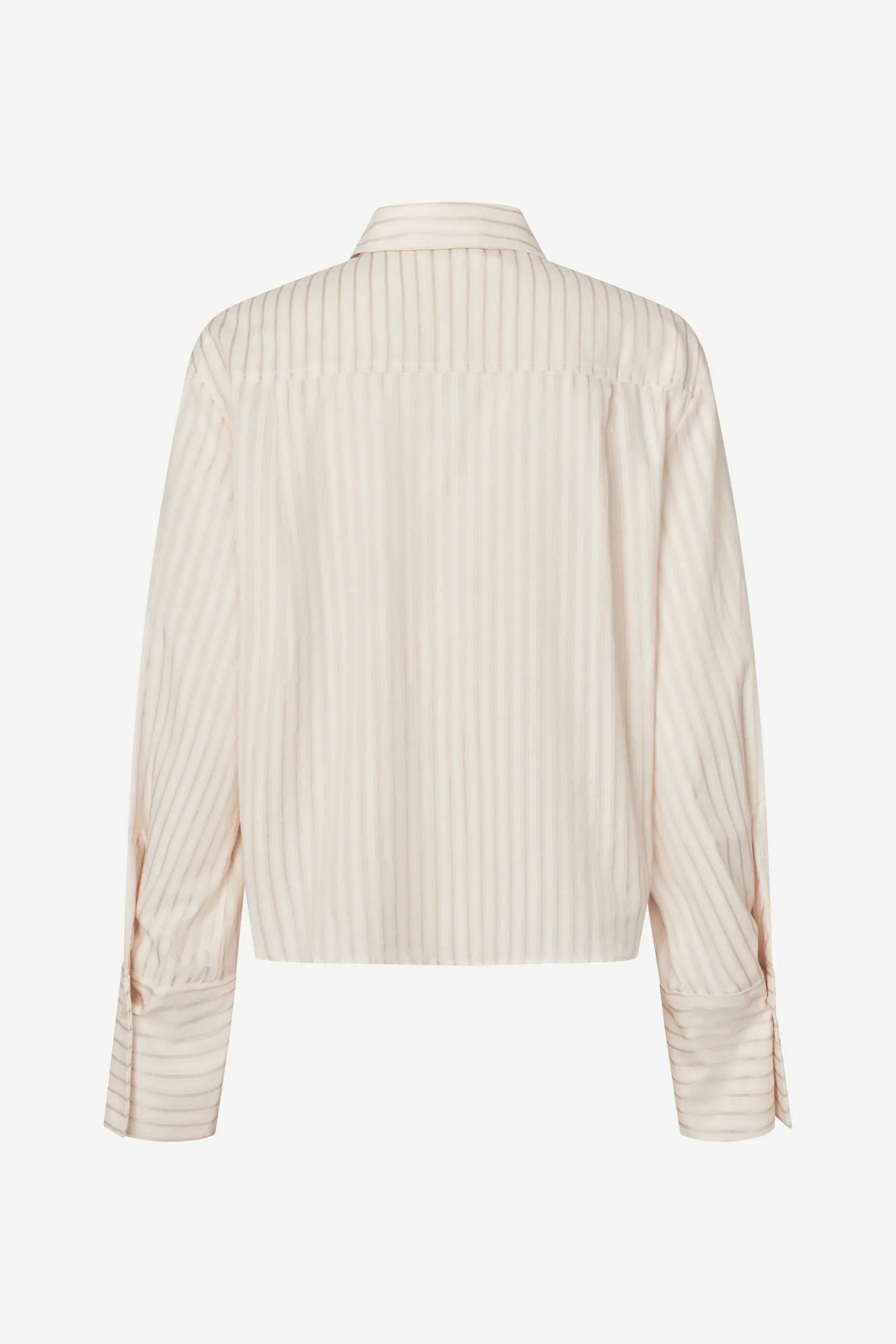 Enweb LS Short Shirt Tie Creme