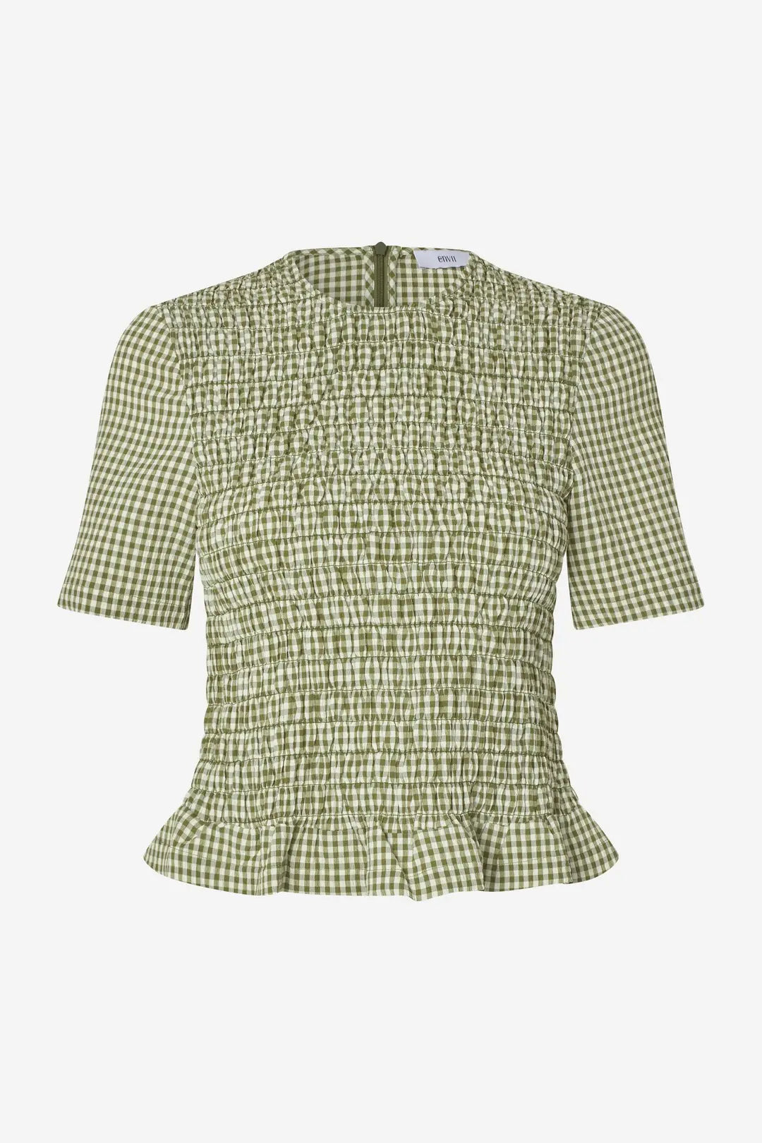Enyumi SS Top Green Check