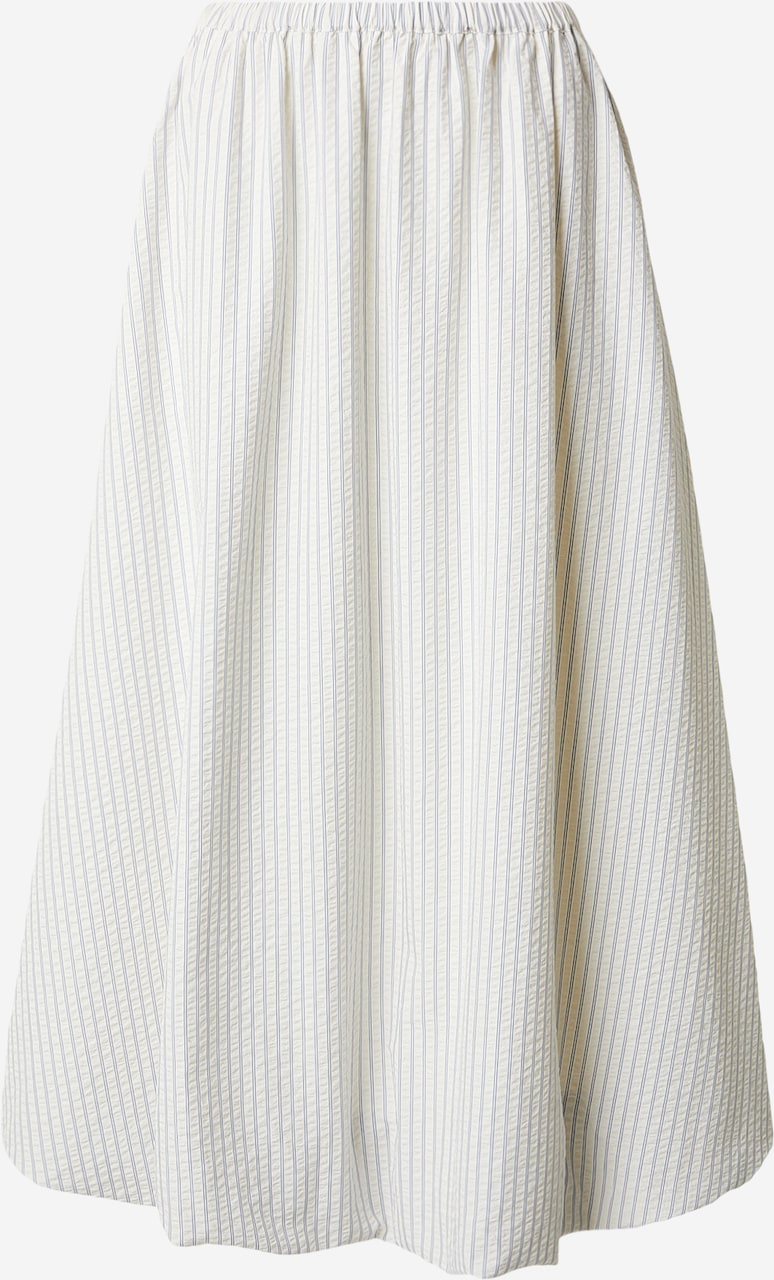 Reyna skirt creme blue stripes