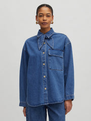 Anisha oversized denim shirt