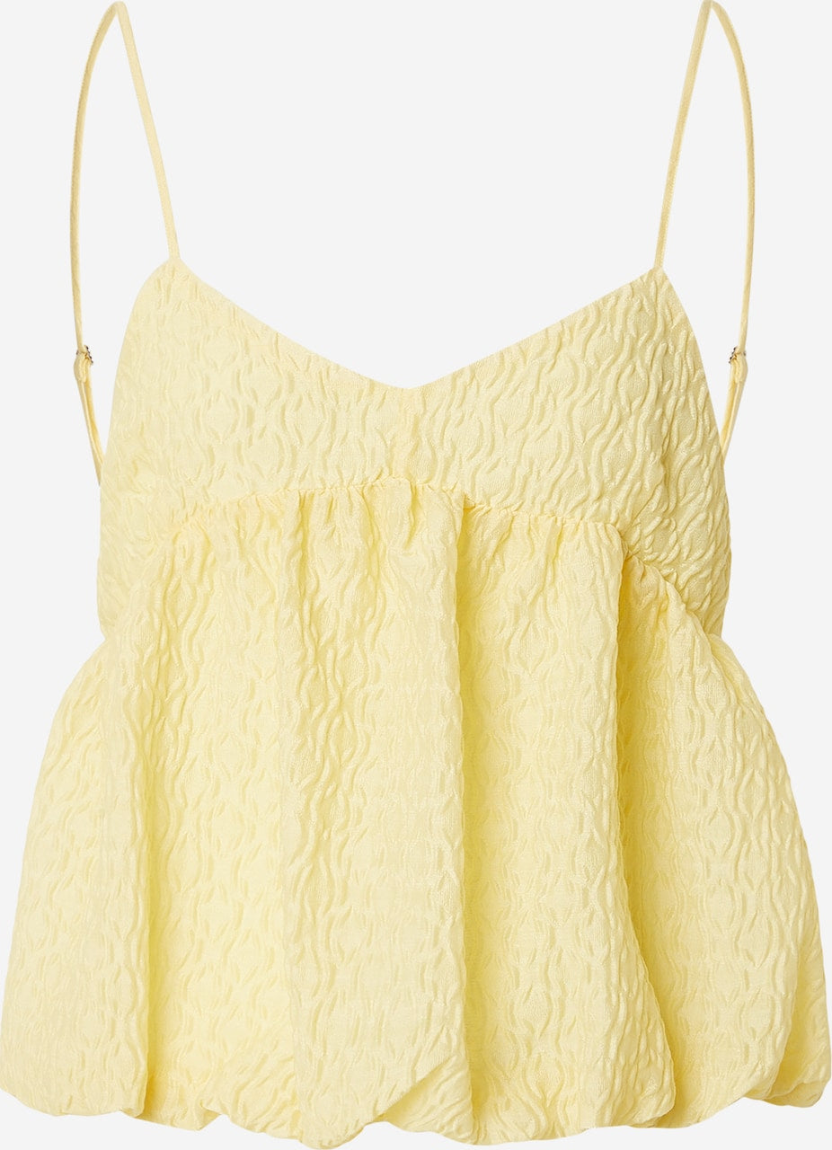 Letizia top dusty yellow