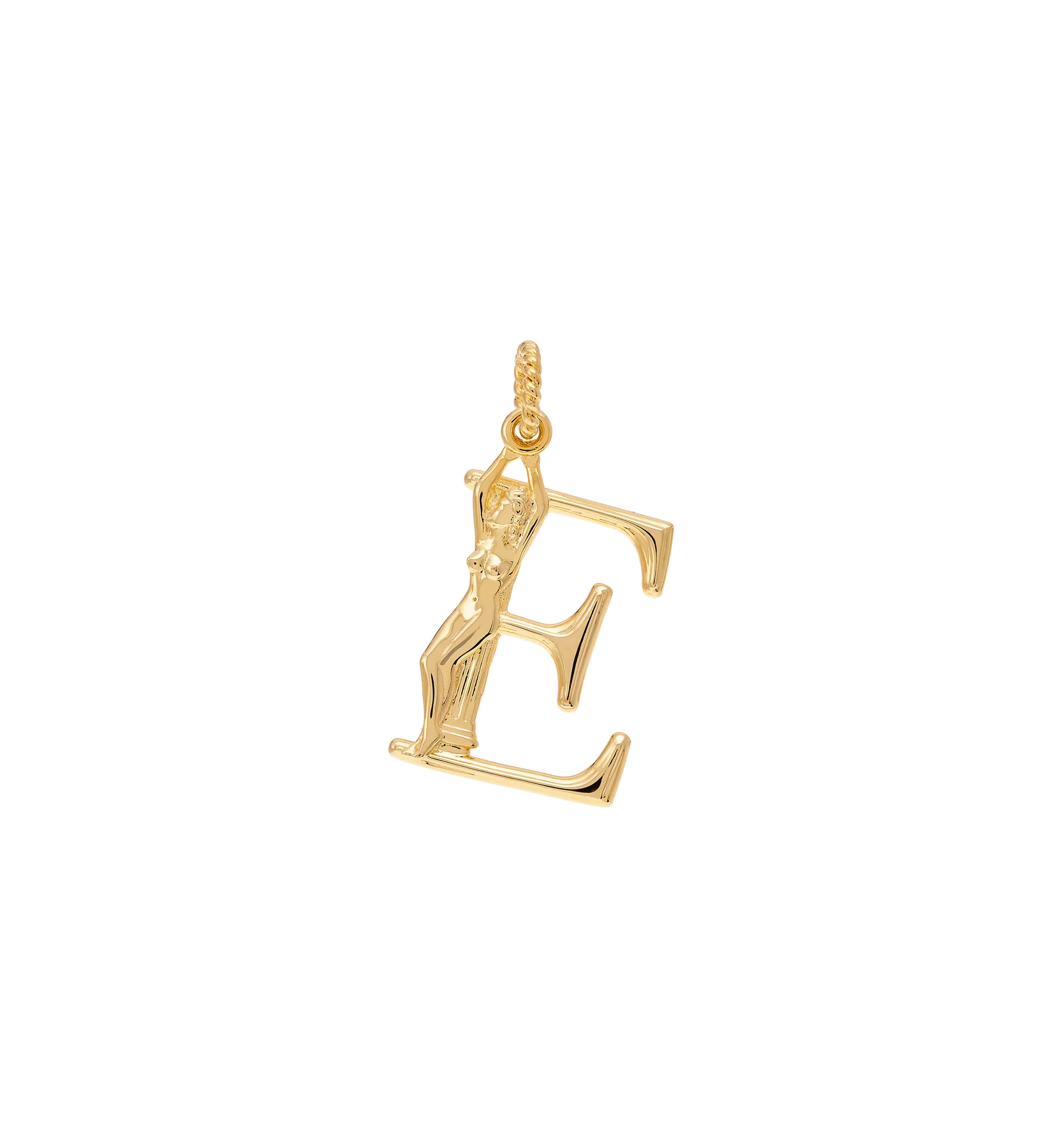 Initial Muse Necklace Charm E
