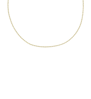 Link Plain Necklace Gold Plated