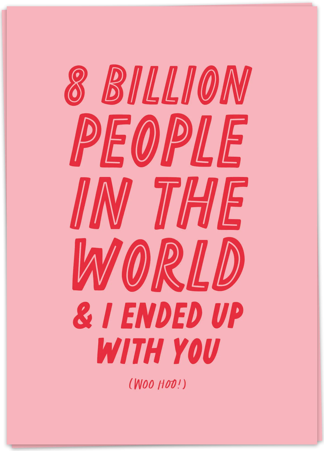 8 billion people card