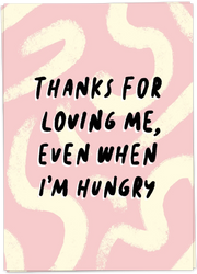 loving hungry card
