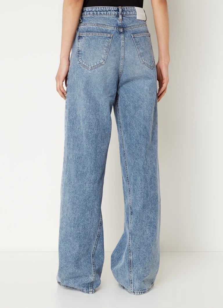 Vika cc long wide seam jeans denim blue