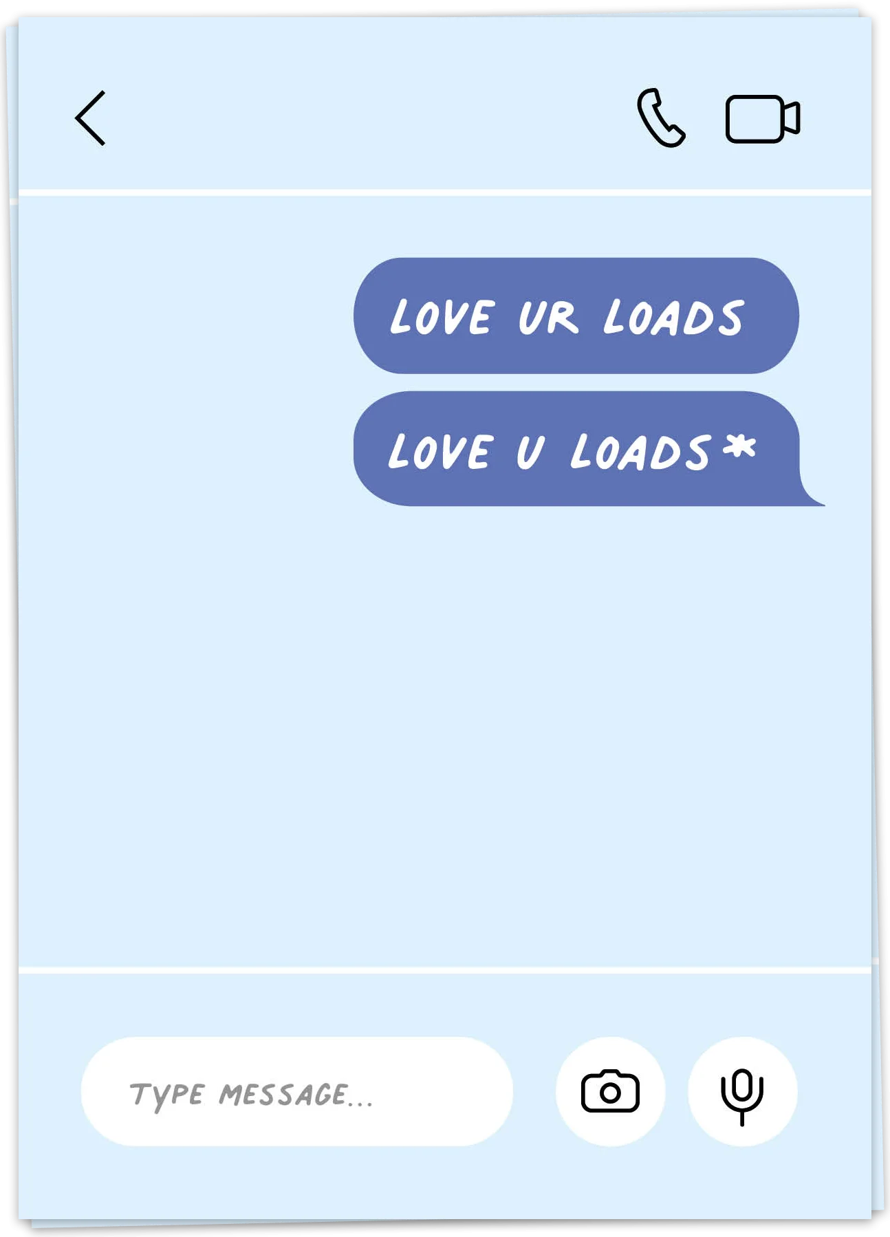 love text card