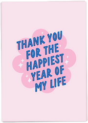 happiest year card