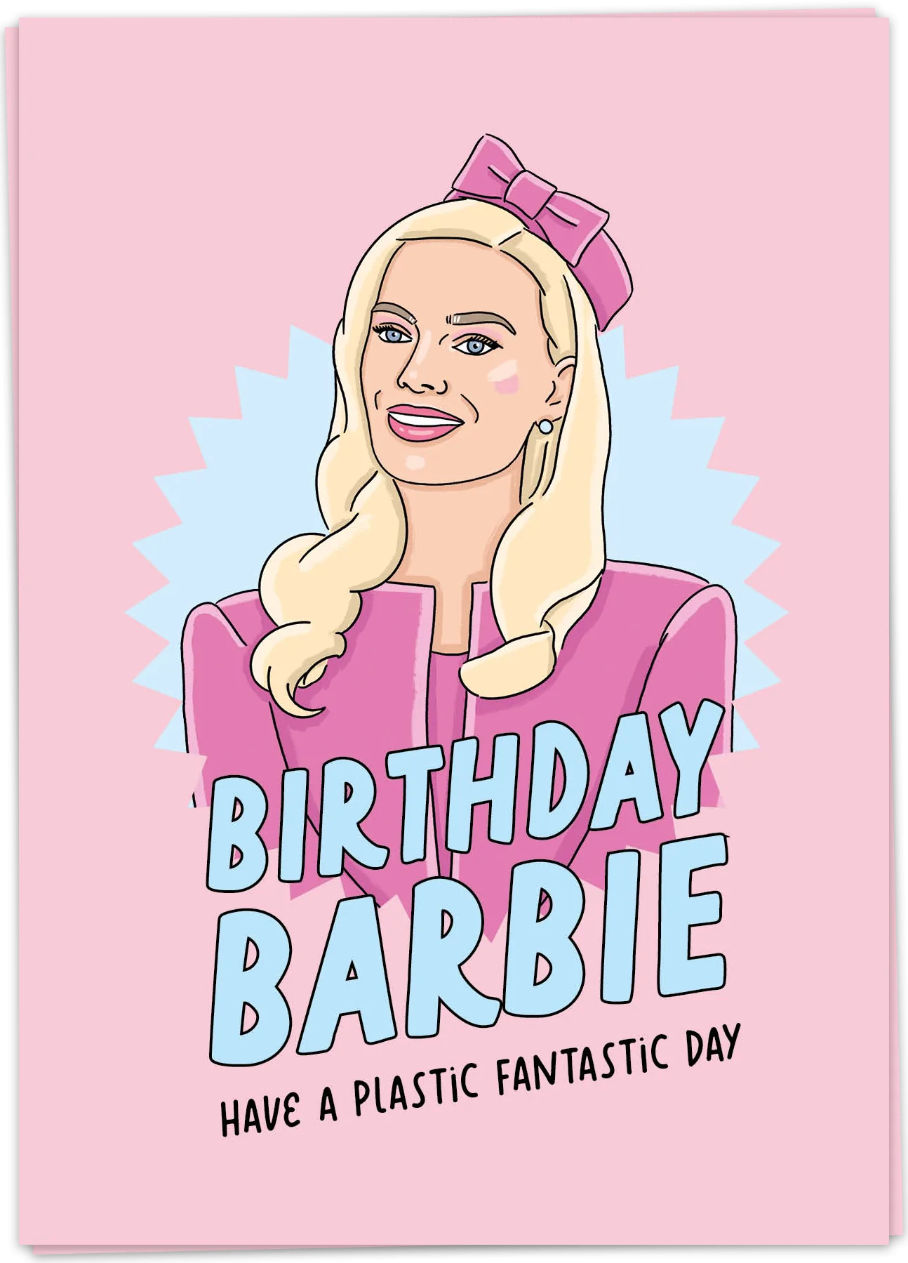 birthday barbie card