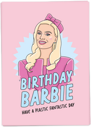 birthday barbie card