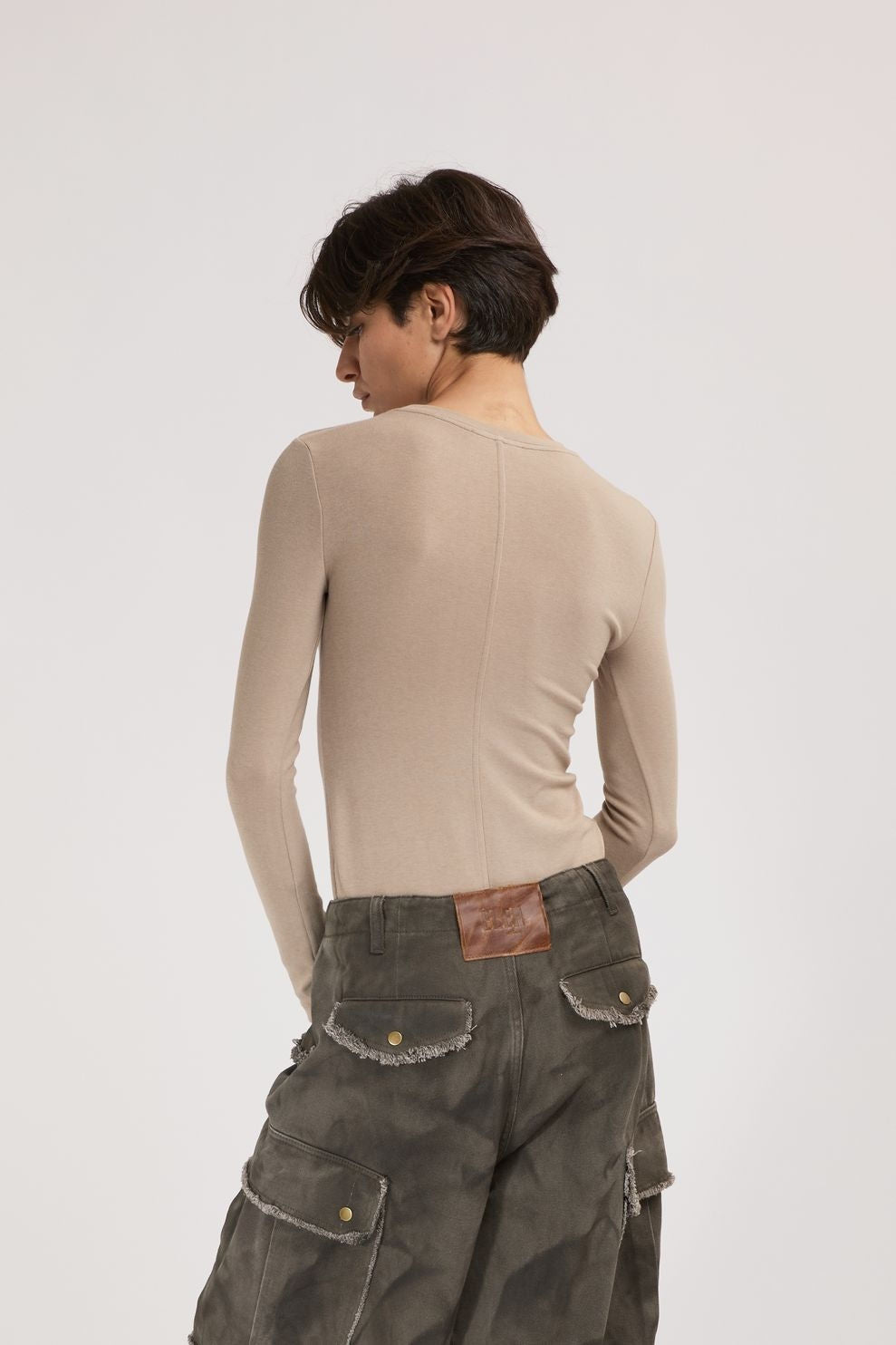 Beige longsleeve zarah