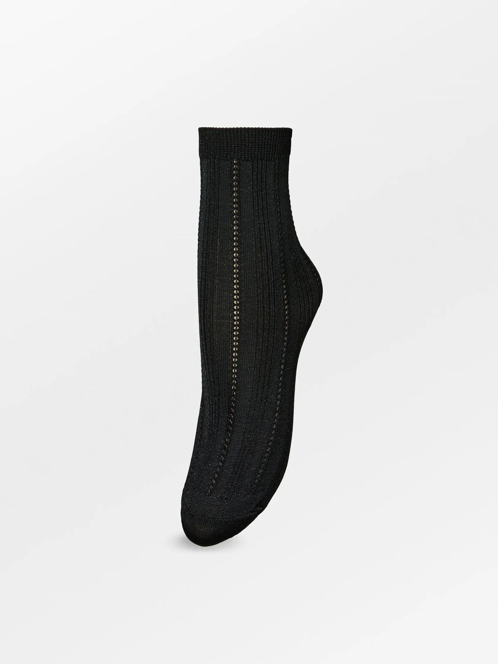 Drake Glitter Socks Black