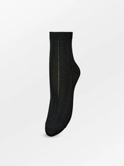 Drake Glitter Socks Black