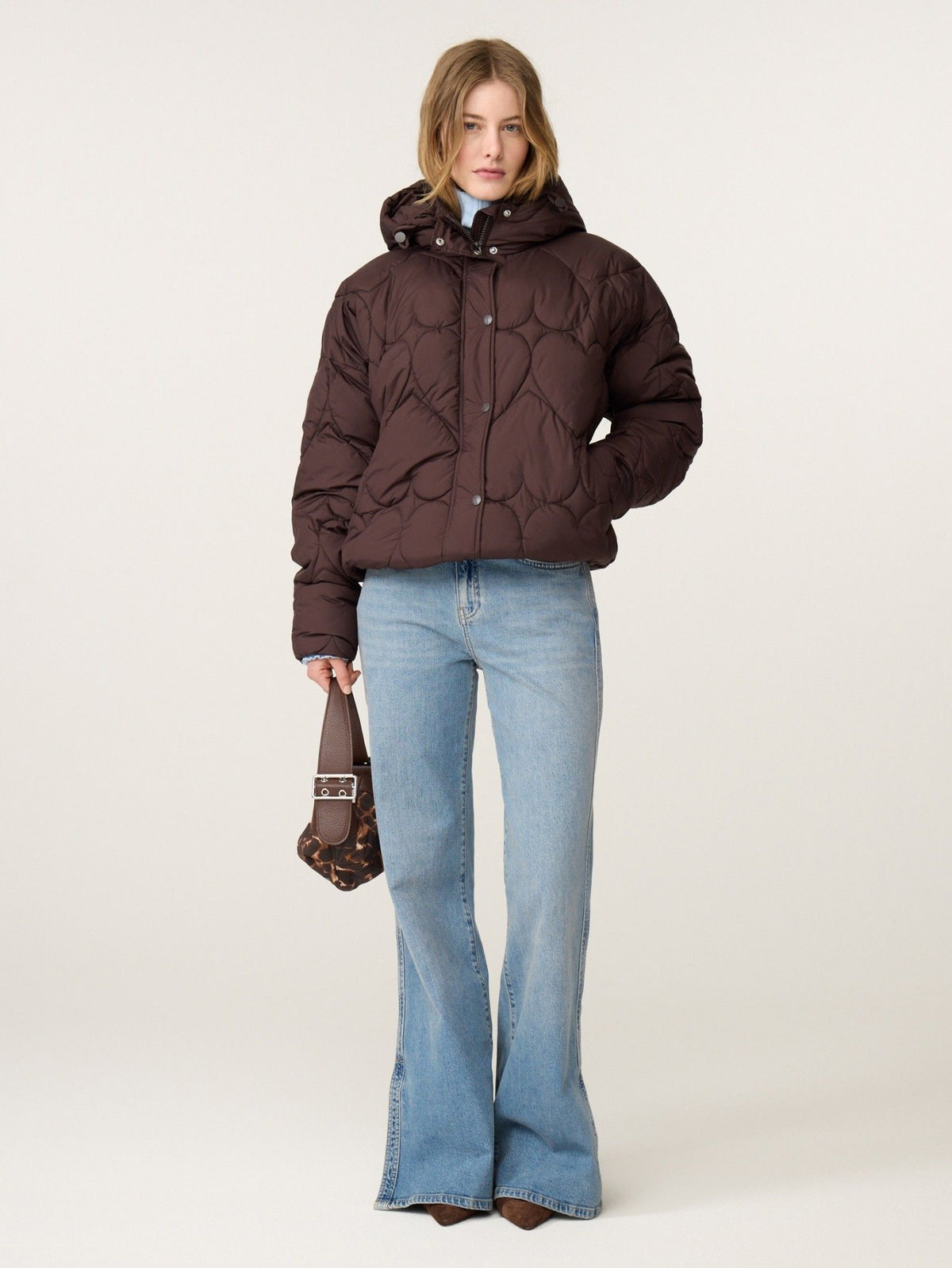 Prisca puffer jacket cocoa