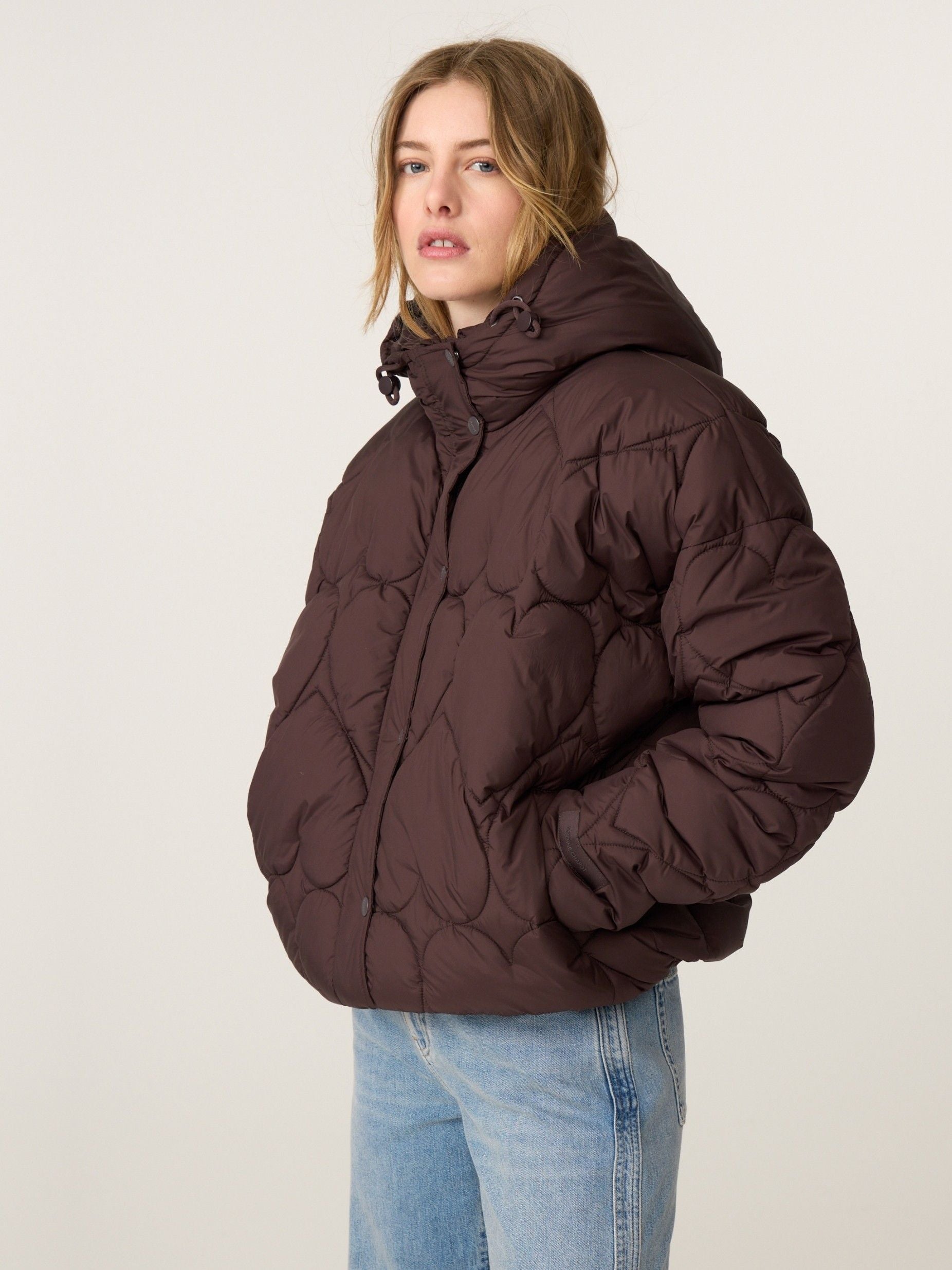 Prisca puffer jacket cocoa