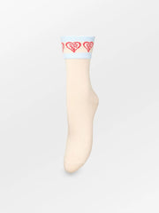 Hearty Bam Sock White/Gray