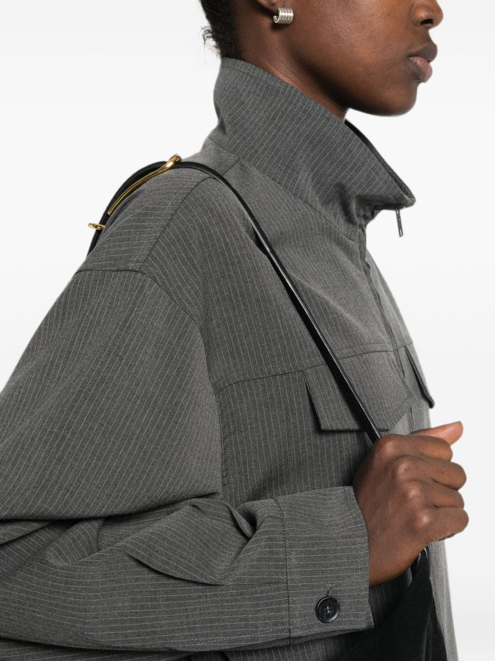 Office pinstripe jacket