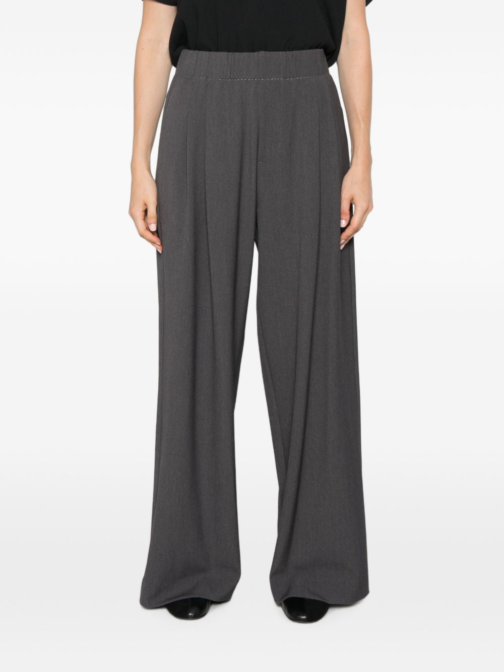 Pants grey stitched