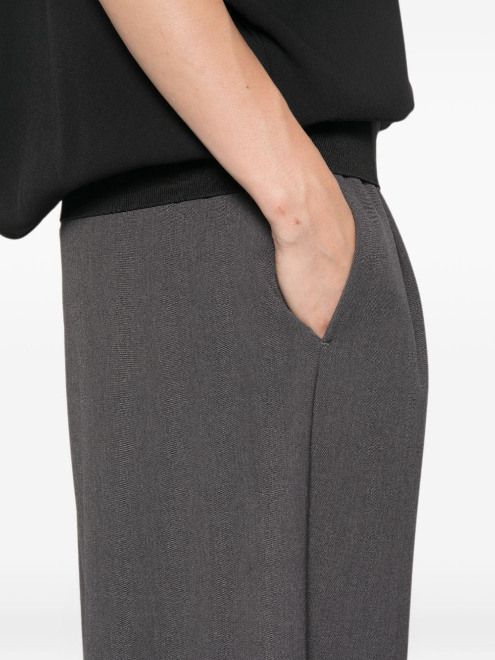 Pants grey stitched