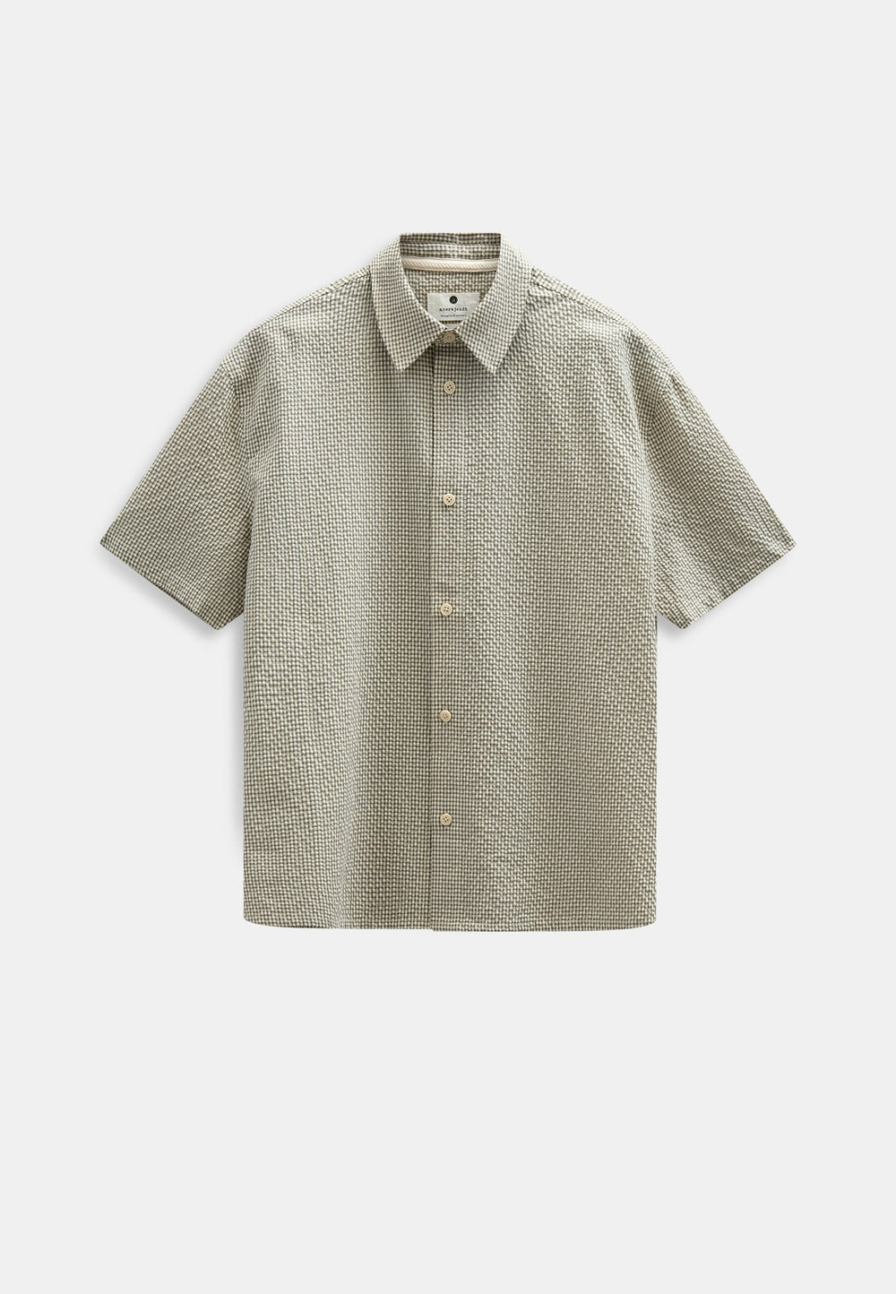 Akotto check ss shirt forest night