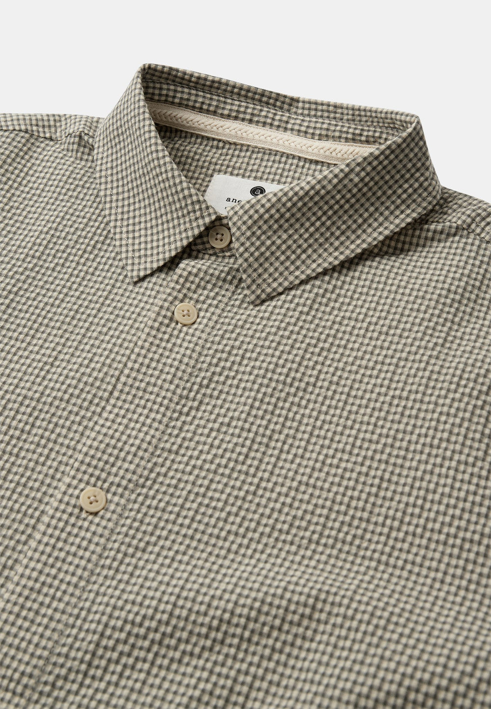 Akotto check ss shirt forest night