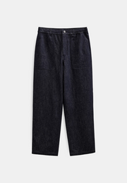 Akjakob denim fatique jeans dark blue