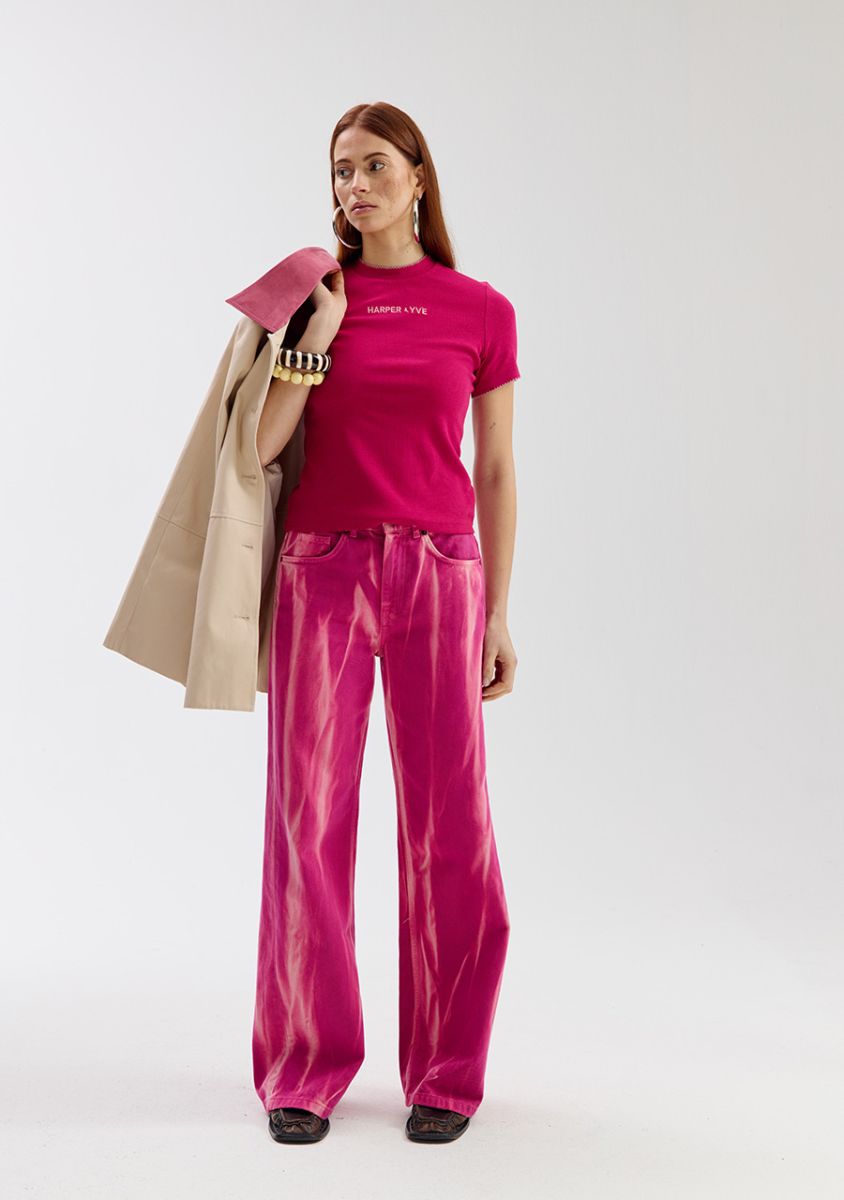 Mayra Pants Pink Tie Dye