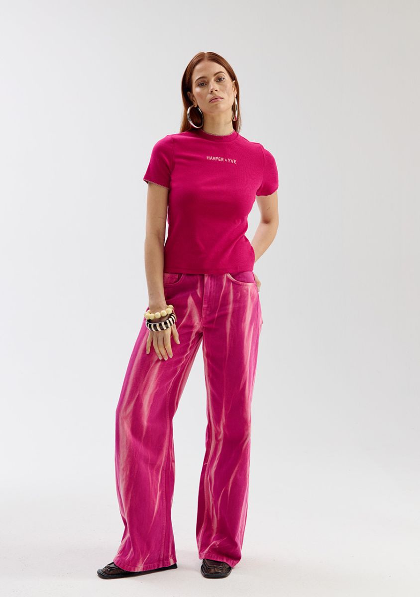 Mayra Pants Pink Tie Dye