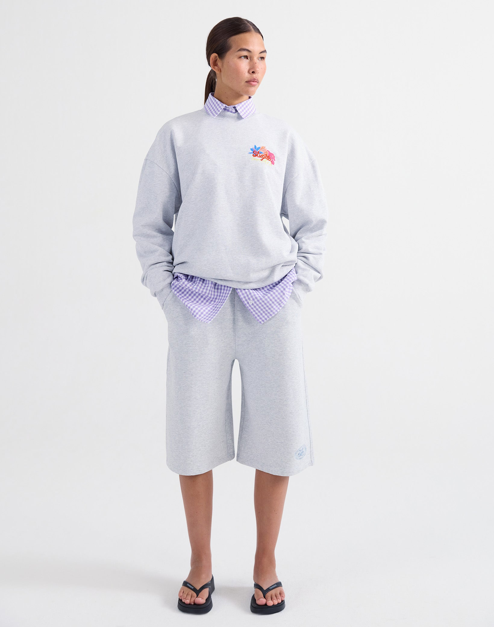 Glenda Sweater Melange Grey