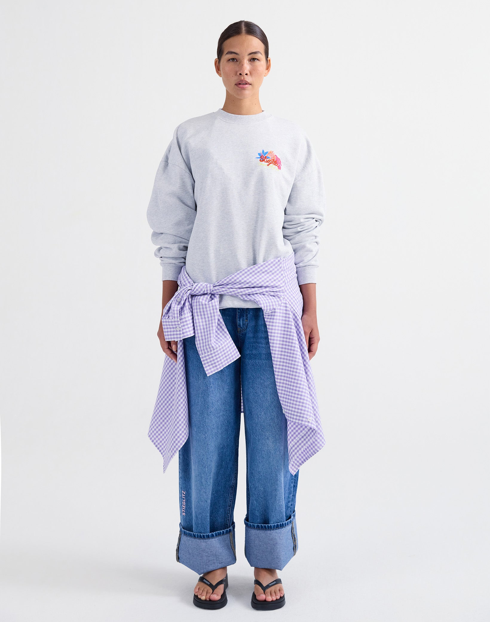 Glenda Sweater Melange Grey