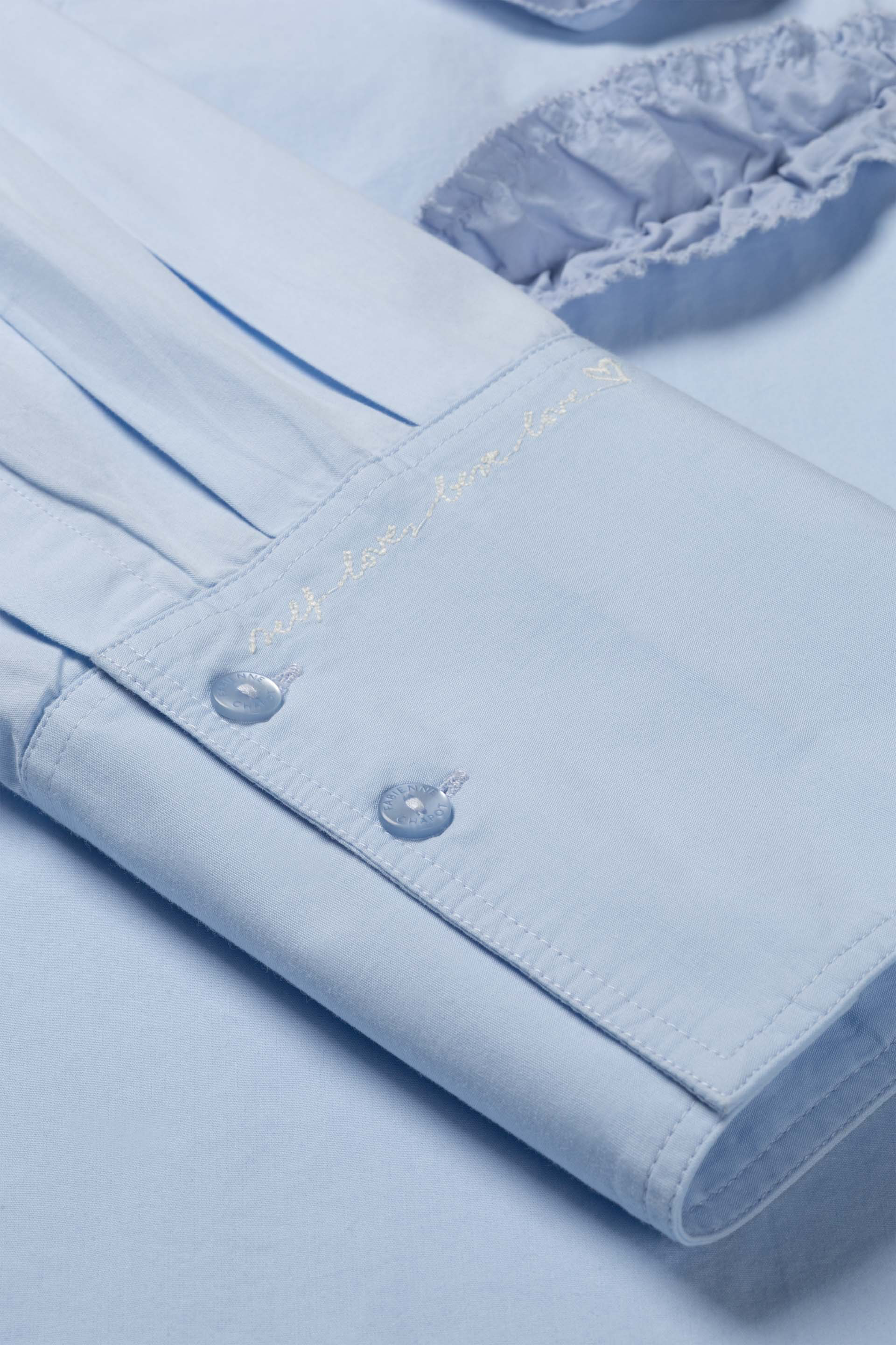 Alex blouse icy blue