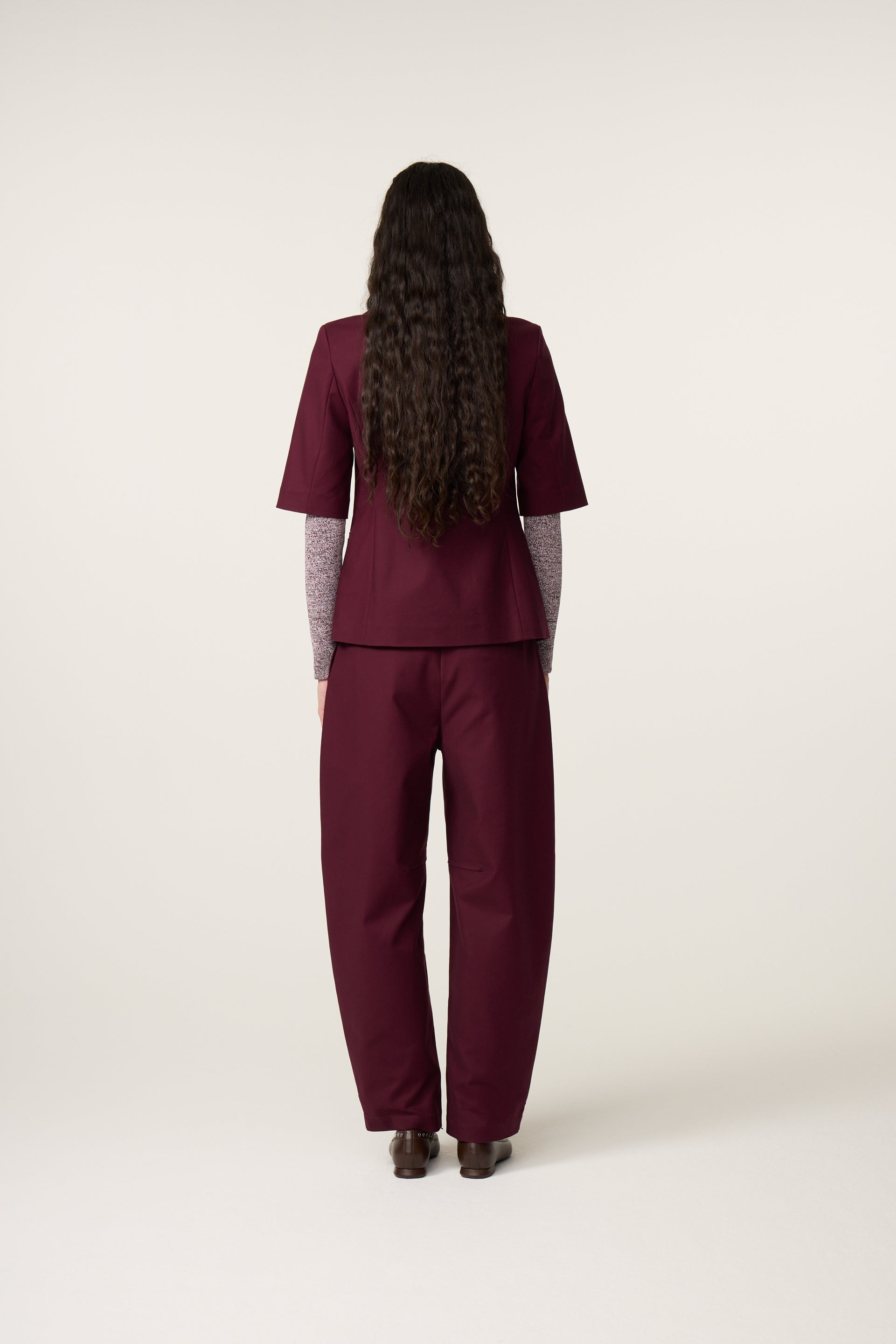 Pierrot trousers burgundy