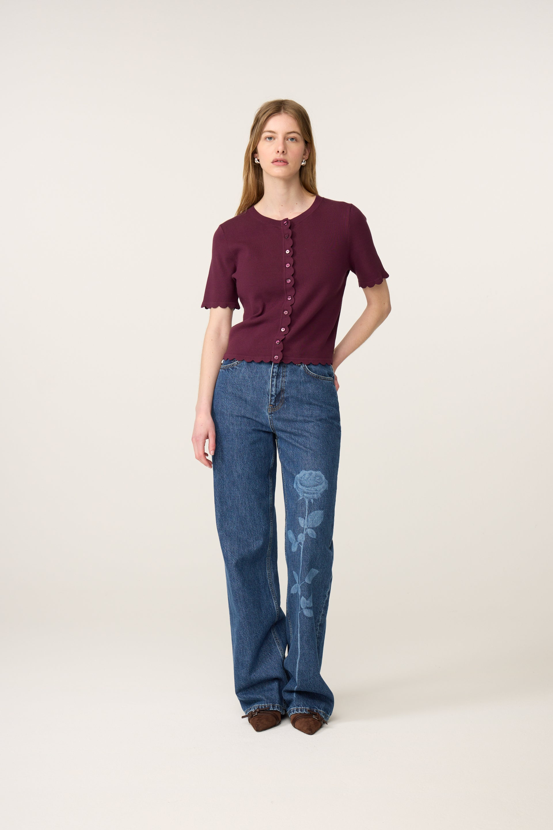 Scarlett short sleeve cardigan
