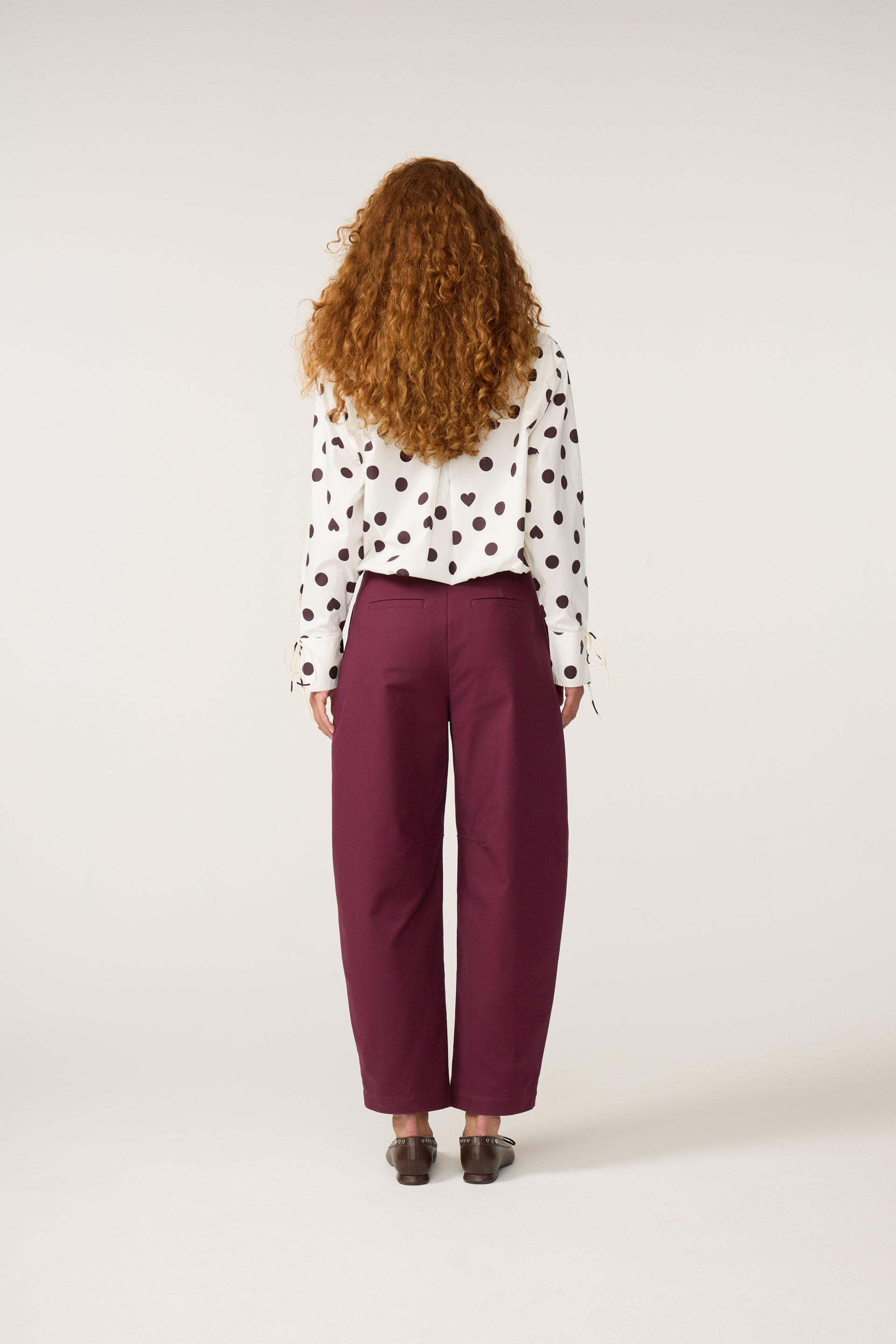 Ade blouse printed hearts dots