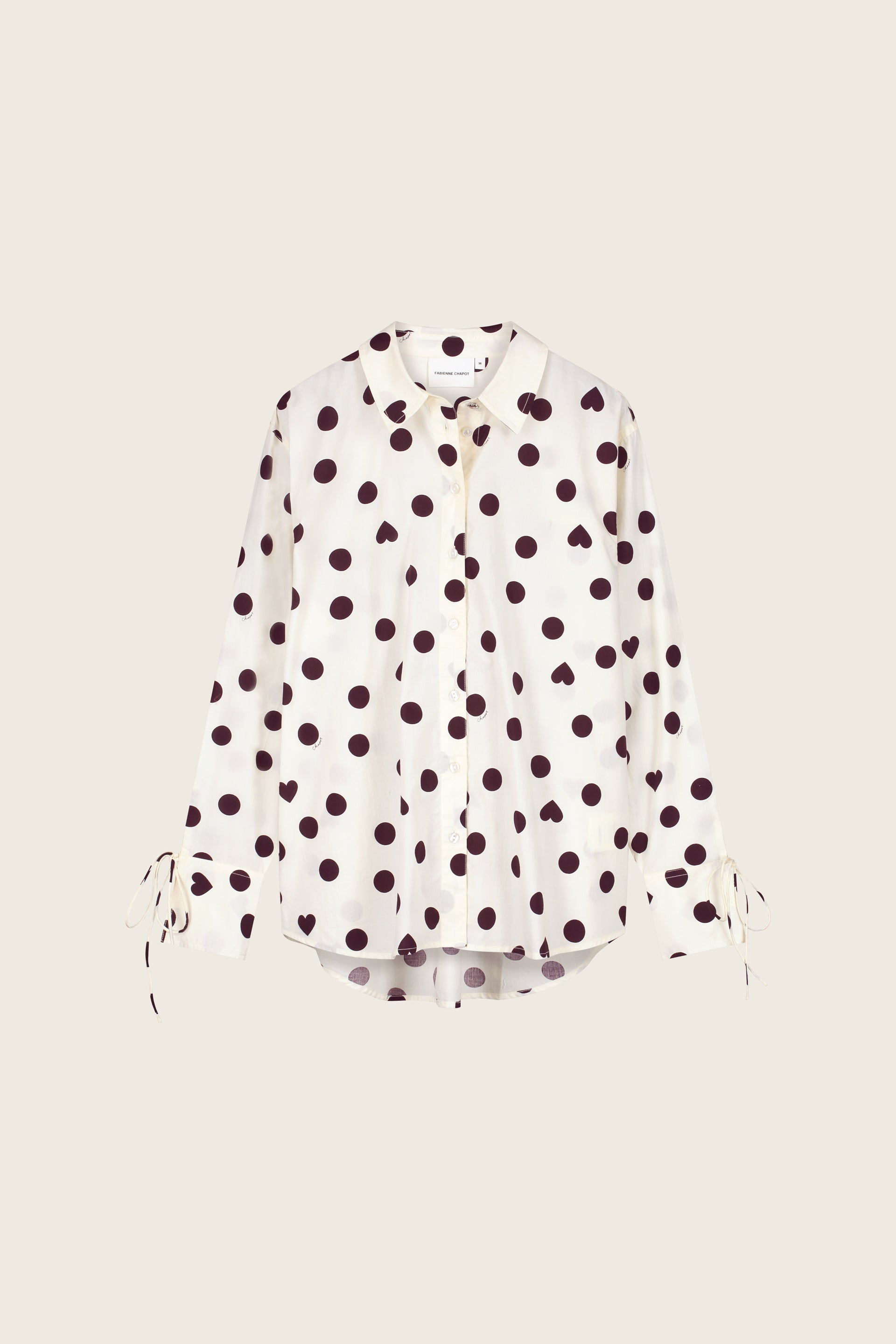 Ade blouse printed hearts dots